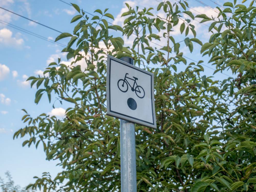 Czarny Szlak Rowerowy wzdłuż Warty